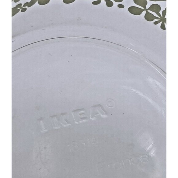 IKEA GODTA Glass Coffee Mug Tea Cup -Patterned Green Set of 4 - Picture 4 of 8